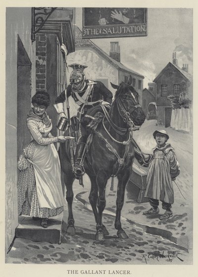 De dappere lansier door Richard Caton Woodville junior